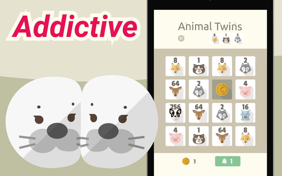 Animal Twins - عکس بازی موبایلی اندروید