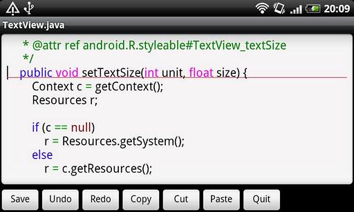 Jota Text Editor - عکس برنامه موبایلی اندروید