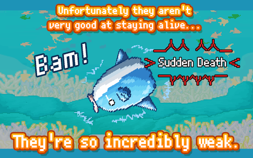 Survive! Mola mola! - Gameplay image of android game