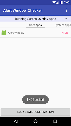 Alert Window Checker - Check Screen Overlay Apps - Image screenshot of android app