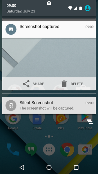 Silent Screenshot - Image screenshot of android app