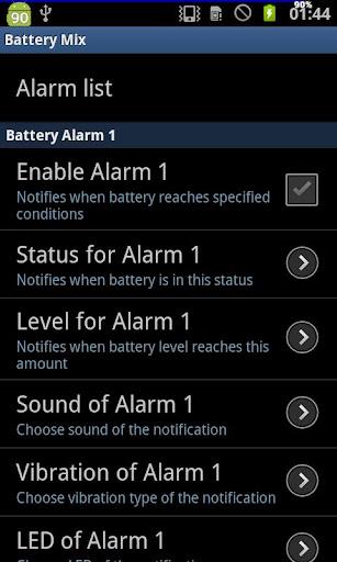 Battery Mix (バッテリーミックス) - Image screenshot of android app
