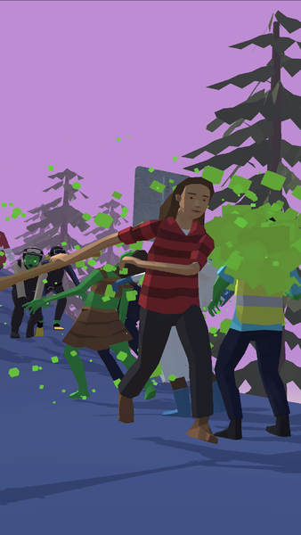 Slap Zombie Run - Gameplay image of android game