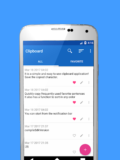 Simple Clipboard - عکس برنامه موبایلی اندروید