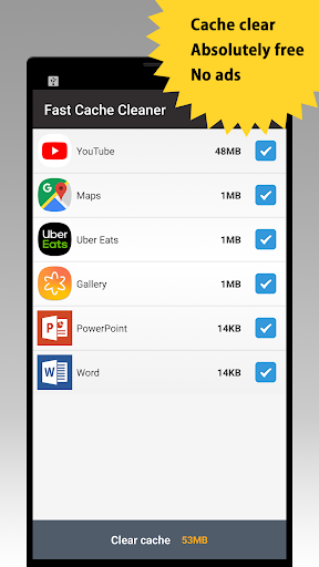 Fast Cache Cleaner - عکس برنامه موبایلی اندروید