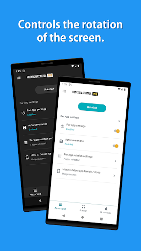 Rotation Control - Image screenshot of android app