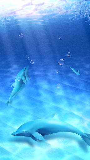 Aquarium dolphin simulation - Gameplay image of android game