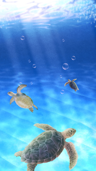 Aquarium Sea Turtle simulation - عکس بازی موبایلی اندروید