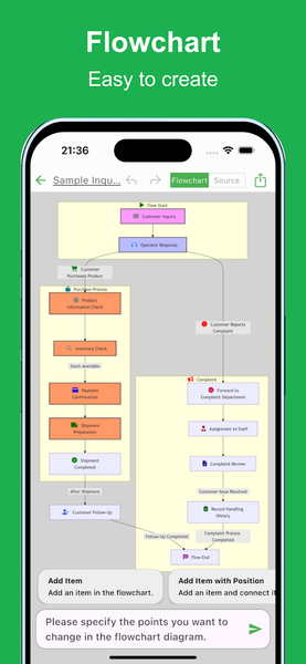 Flowchart AI - Image screenshot of android app