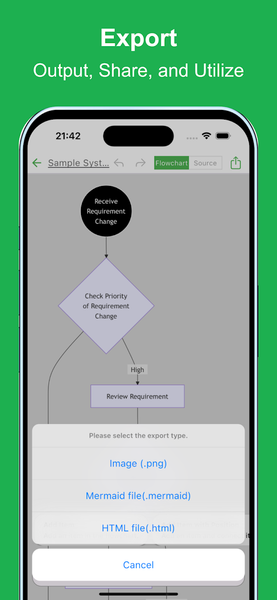Flowchart AI - Image screenshot of android app