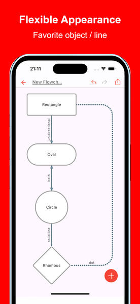 Simple Flowchart - Image screenshot of android app