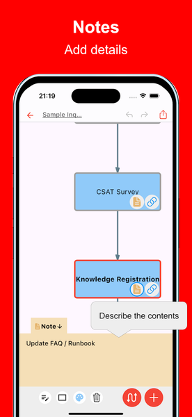 Simple Flowchart - Image screenshot of android app