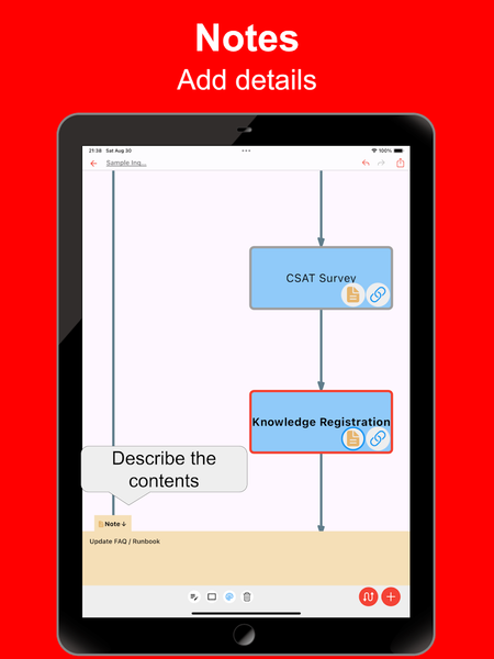 Simple Flowchart - Image screenshot of android app