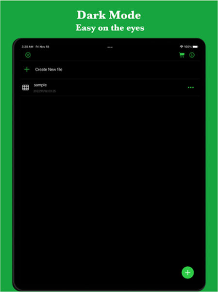Simple Table - Note as table - Image screenshot of android app