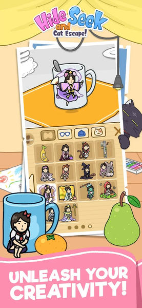 Hide and Seek: Cat Escape! - Gameplay image of android game