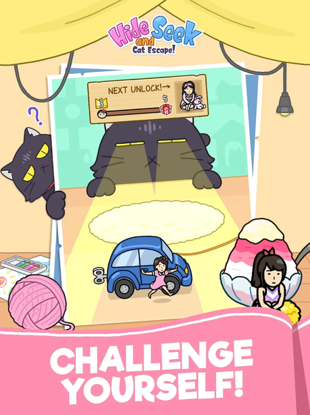 Hide and Seek: Cat Escape! - Gameplay image of android game
