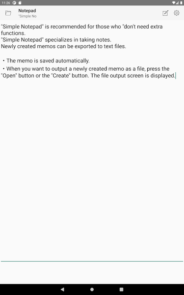 Simple Notepad - عکس برنامه موبایلی اندروید