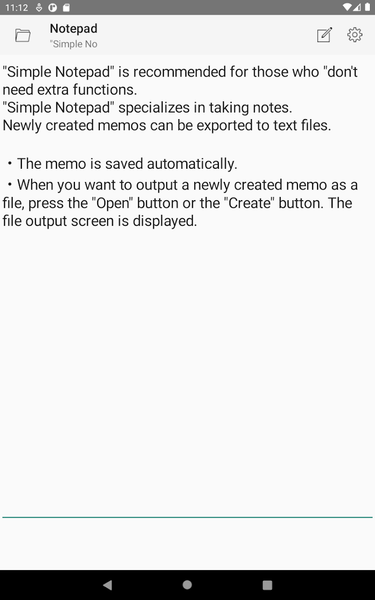 Simple Notepad - Image screenshot of android app