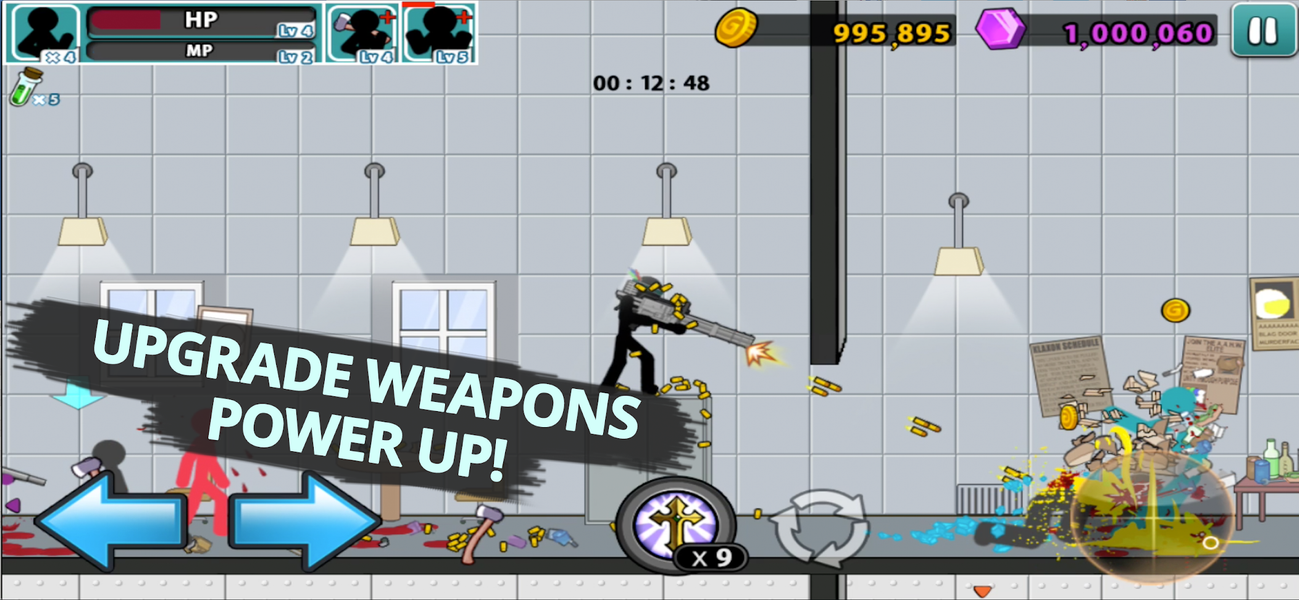 Anger of stick ۵ : zombie - عکس بازی موبایلی اندروید