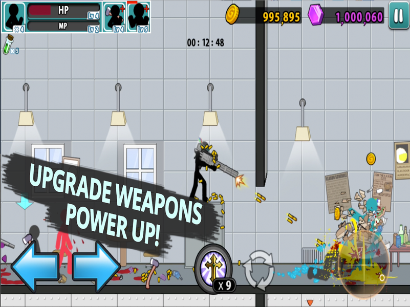 Anger of stick ۵ : zombie - عکس بازی موبایلی اندروید