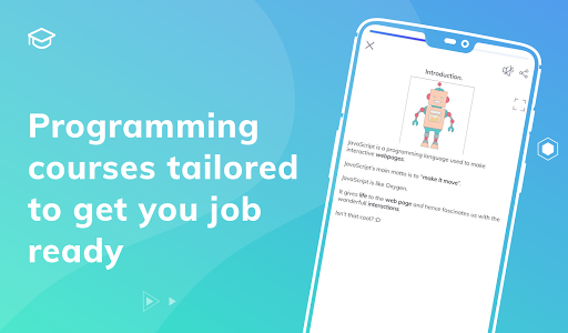 Learn Javascript - Image screenshot of android app
