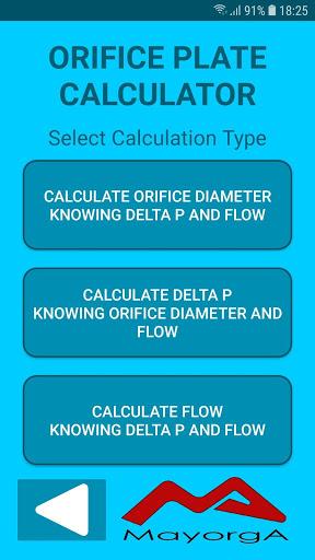 Orifice Plate Calculator - عکس برنامه موبایلی اندروید