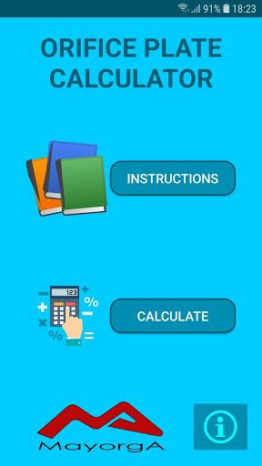 Orifice Plate Calculator - عکس برنامه موبایلی اندروید