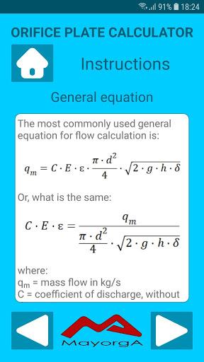 Orifice Plate Calculator - عکس برنامه موبایلی اندروید