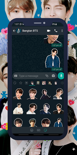Jungkook WASticker - Image screenshot of android app