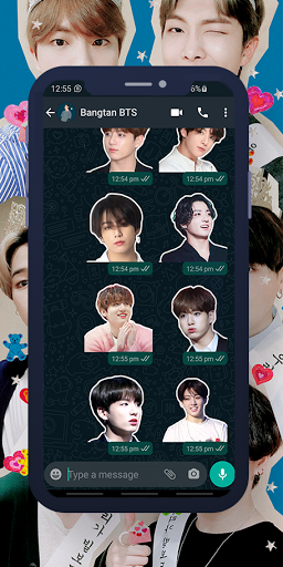 Jungkook WASticker - عکس برنامه موبایلی اندروید