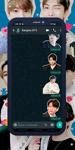 Jungkook WASticker - Image screenshot of android app