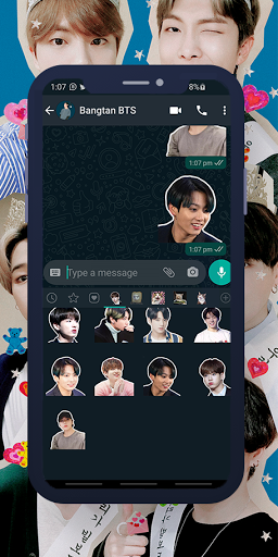 Jungkook WASticker - Image screenshot of android app