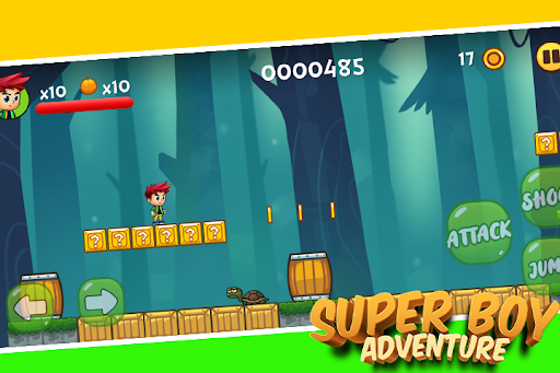 Super boy - Jungle World - adventure run 🍄🍄🍄 - Image screenshot of android app