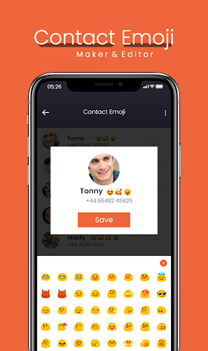 Emoji Contact Editor - Emoji Contact Maker - Image screenshot of android app