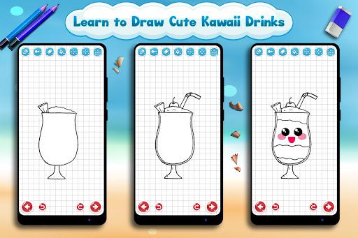 Learn to Draw Drinks & Juices - عکس برنامه موبایلی اندروید