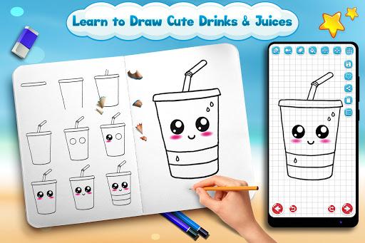 Learn to Draw Drinks & Juices - Image screenshot of android app