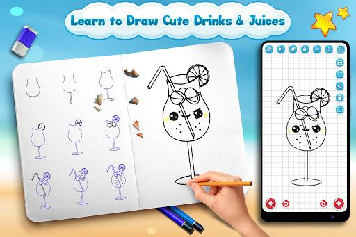 Learn to Draw Drinks & Juices - عکس برنامه موبایلی اندروید