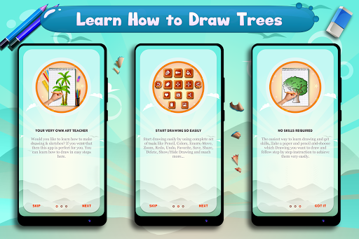 Learn to Draw Trees - Image screenshot of android app