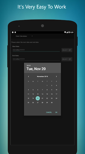 Date To Date Calculator - عکس برنامه موبایلی اندروید
