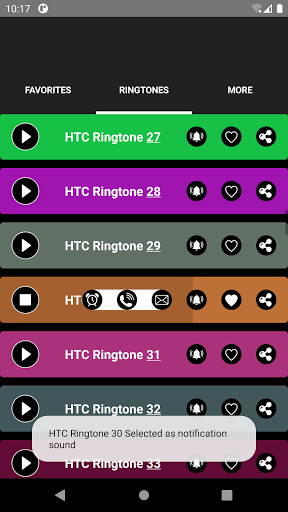 Htc Ringtones - عکس برنامه موبایلی اندروید