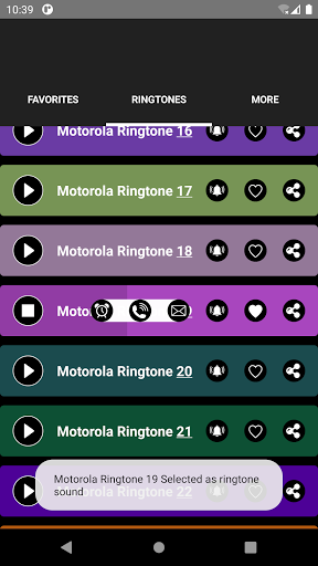 Motorola Ringtones - عکس برنامه موبایلی اندروید