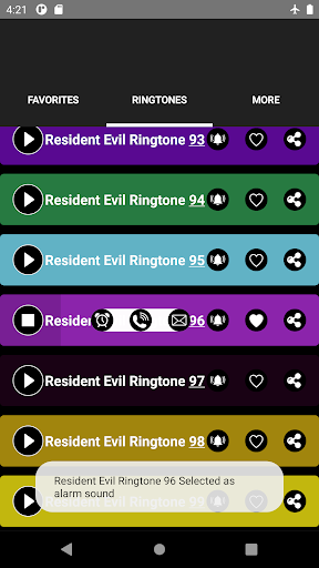 Resident Evil Ringtones - عکس برنامه موبایلی اندروید