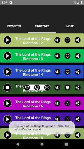 The Lord of the Rings Ringtone - عکس برنامه موبایلی اندروید