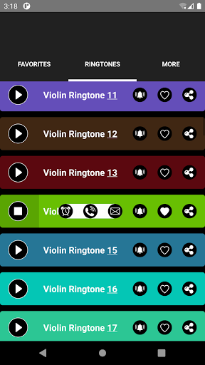 Violin Ringtones - عکس برنامه موبایلی اندروید