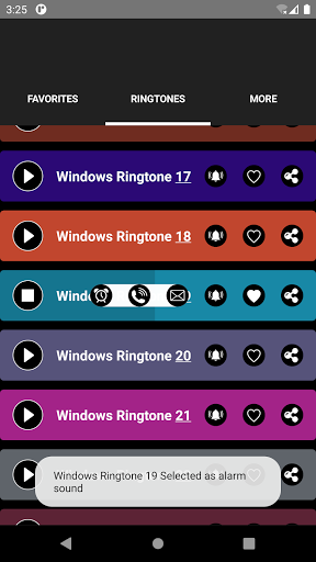Windows Ringtones - Image screenshot of android app