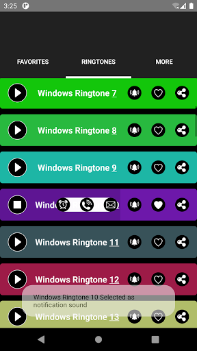 Windows Ringtones - عکس برنامه موبایلی اندروید