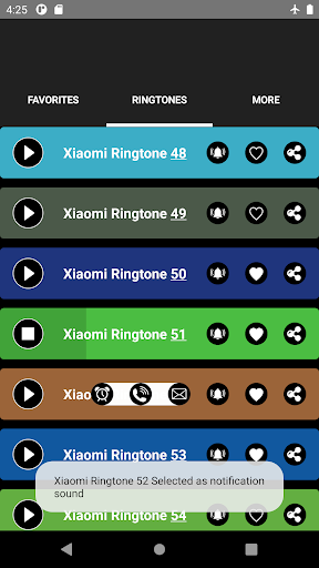 Xiaomi Ringtones - Image screenshot of android app