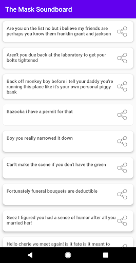 The Mask Soundboard - Image screenshot of android app