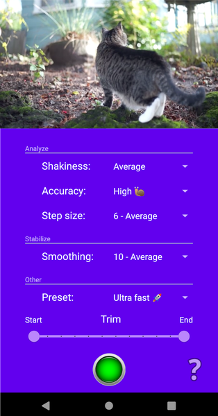 Shaky Video Stabilizer - عکس برنامه موبایلی اندروید