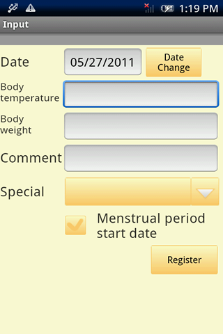BasalBodyTemperature Rec Lite - عکس برنامه موبایلی اندروید